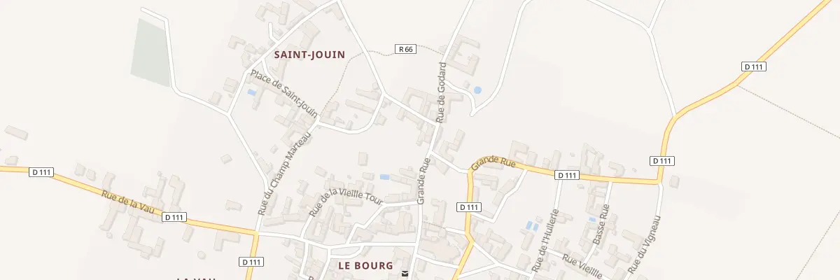 Plan du 1 Rue de Godard à Faye-la-Vineuse