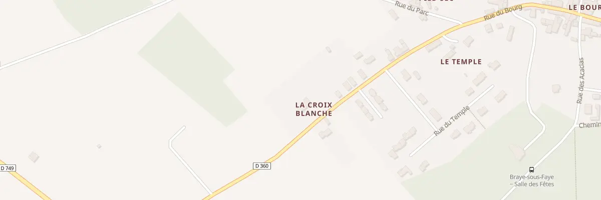 Plan du 147 La Croix Blanche à Braye-sous-Faye