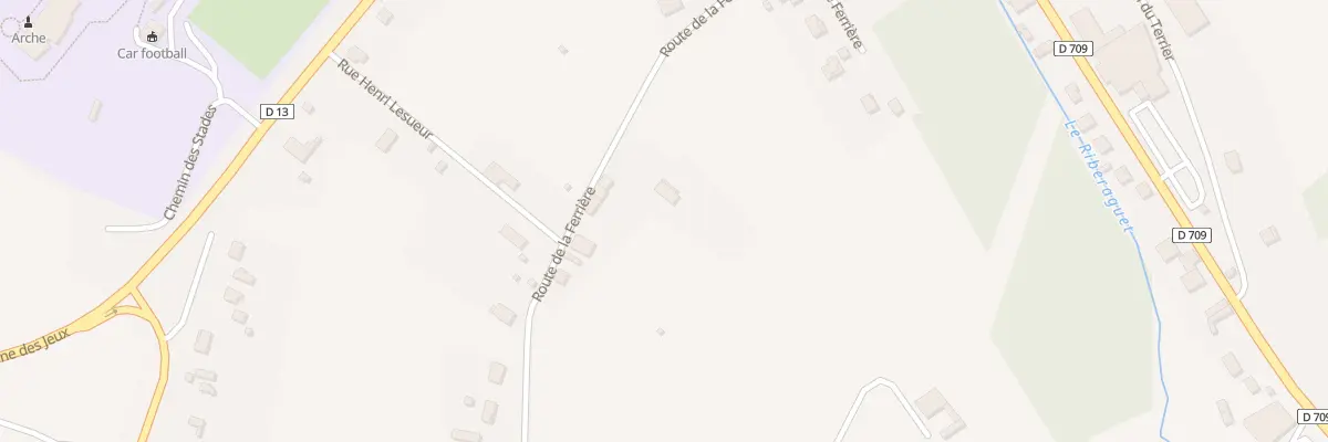 Plan du 457 Rte de la Ferrière à Ribérac