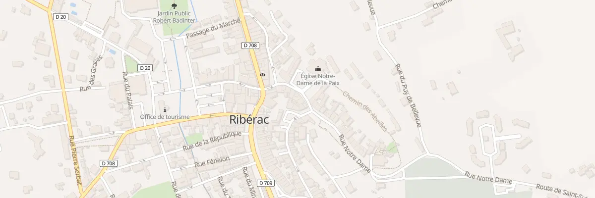 Plan du 19 Rue Notre Dame à Ribérac