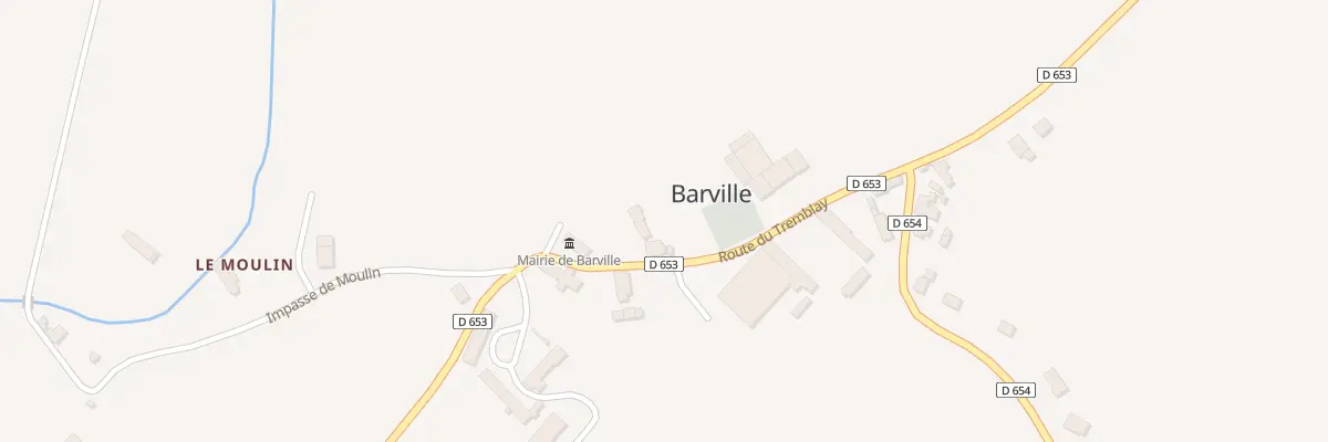 Plan du 37 Le Bourg à Barville