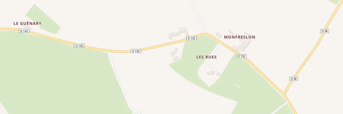 Plan du 1 Le Petit Monfreslon à Monhoudou