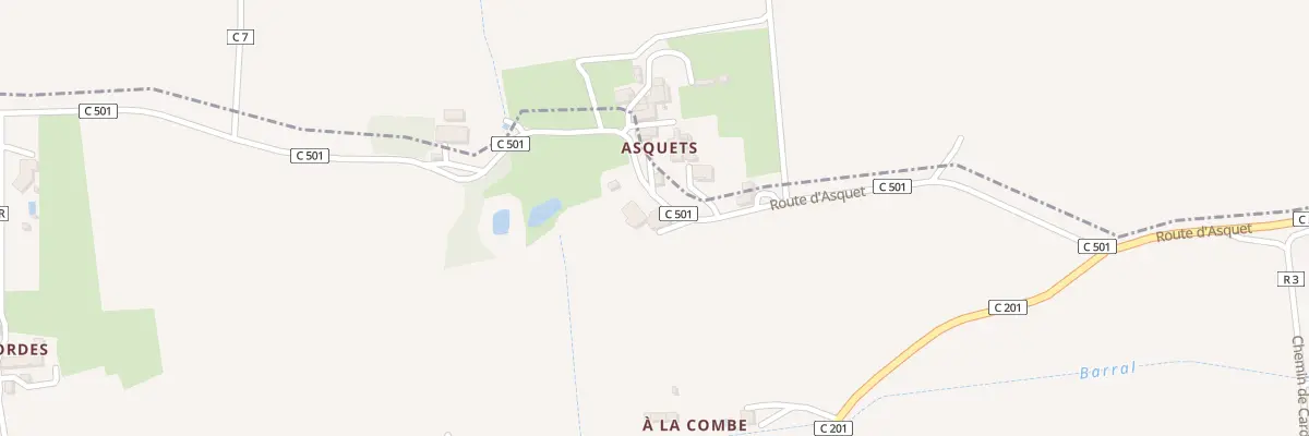 Plan du 48 Village d’Asquet à Fréchou