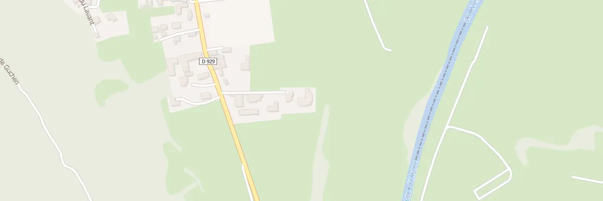 Plan du 9000 Lande de Debat à Guchen