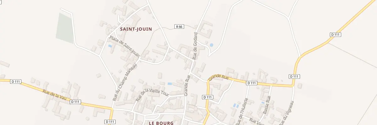 Plan du 1 Rue de Richelieu à Faye-la-Vineuse