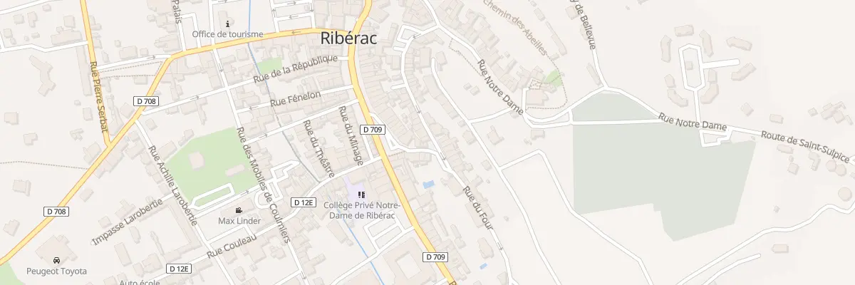 Plan du 25 Rue du Four à Ribérac
