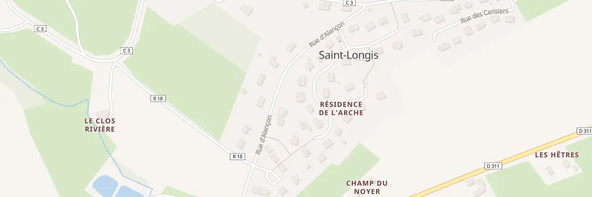 Plan du 9 Rue des Cytises à Saint-Longis