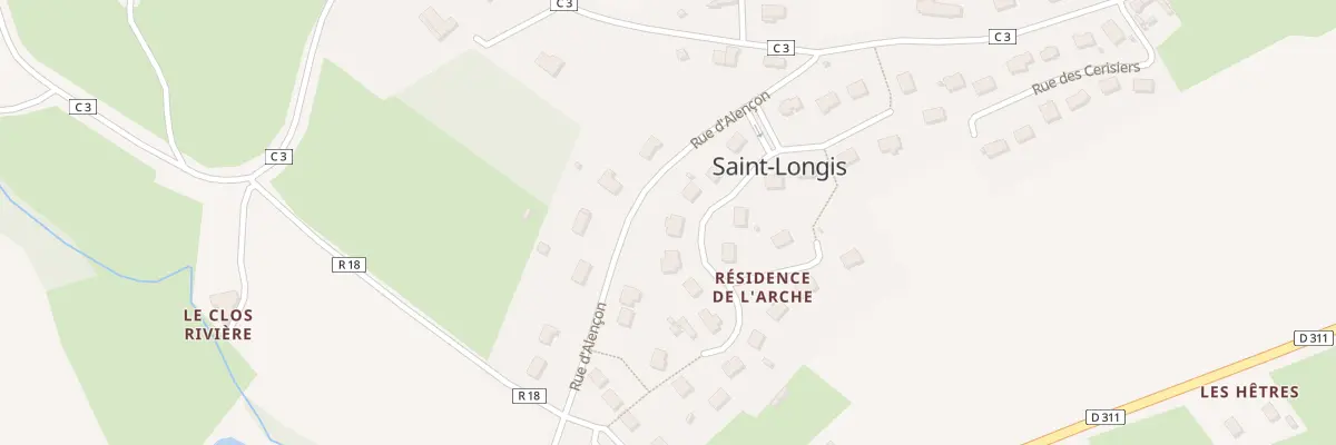 Plan du 7 Rue des Cytises à Saint-Longis