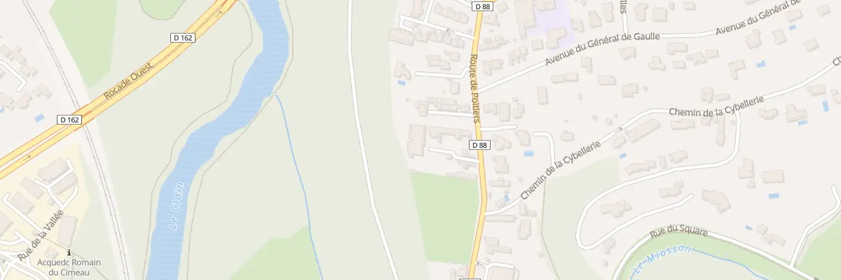 Plan du 57 Rte de Poitiers à Saint-Benoît