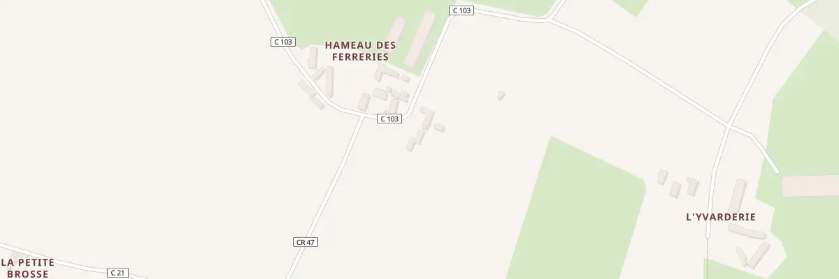 Plan du 3 Ham des Ferreries à Beaufay