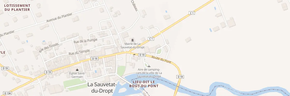 Plan du 60 Rte d’Eymet à La Sauvetat-du-Dropt