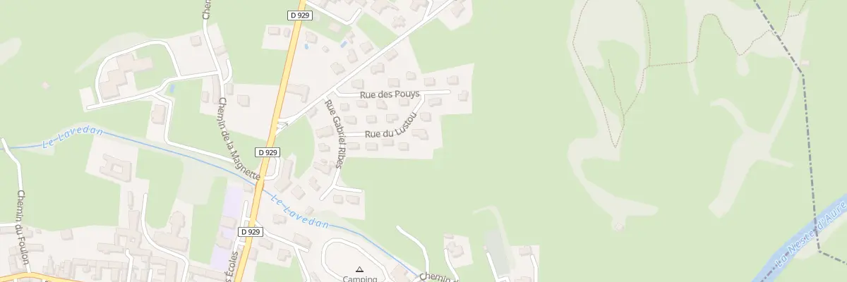 Plan du 10 Rue du Lustou à Guchen