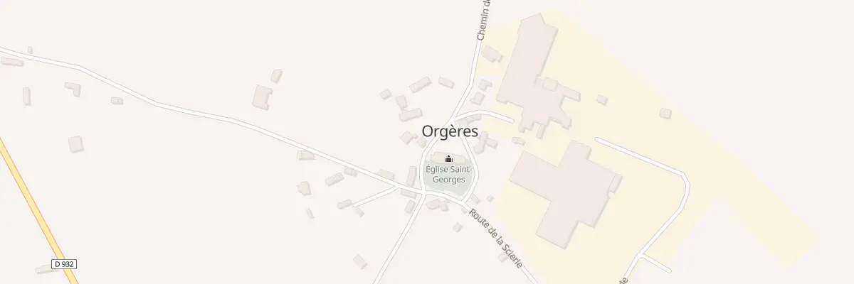 Plan du 190 Pl de l’Église à Orgères