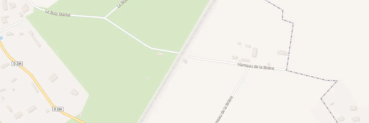 Plan du 400 La Briere à Graimbouville