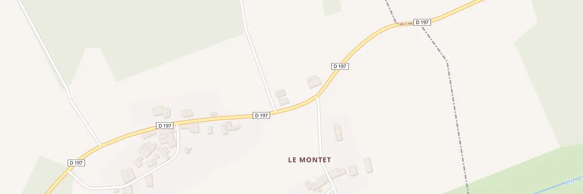 Plan du 10 Le Montet à Nanteuil-en-Vallée