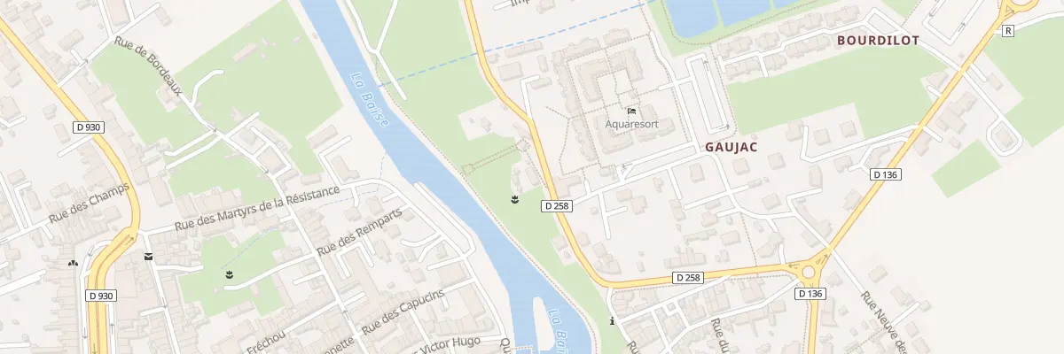 Plan du 2 Bd de Gaujac à Nérac