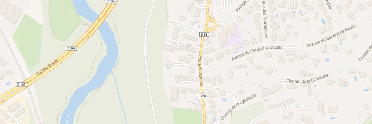 Plan du 67B Rte de Poitiers à Saint-Benoît