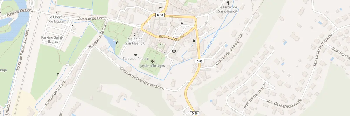 Plan du 9 Imp du Prieuré à Saint-Benoît