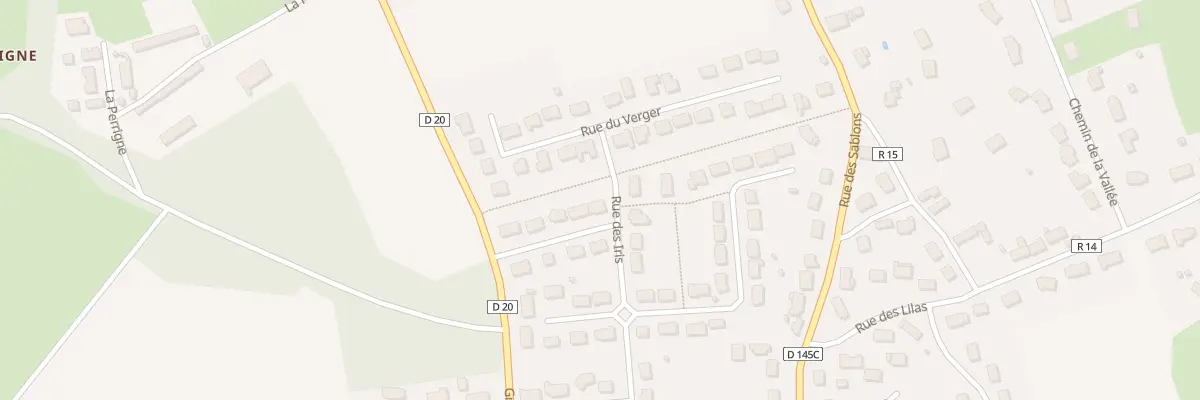 Plan du 1 Rue des Coquelicots à Saint-Corneille