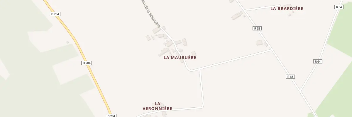 Plan du 5358 La Mauruere à Marigné-Laillé