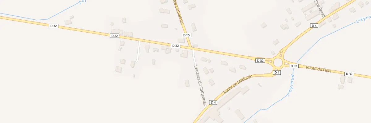 Plan du 975 Rte du Fleix à Saint-Pierre-d’Eyraud