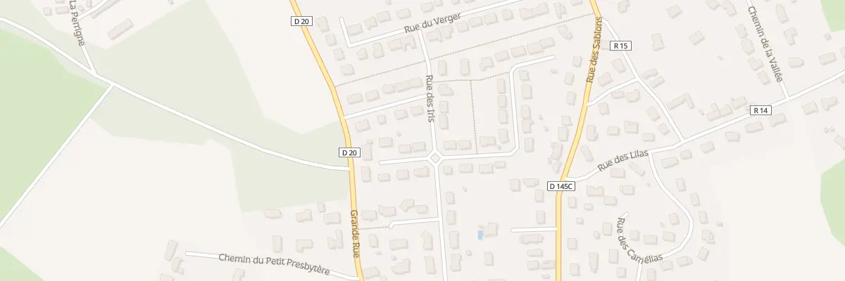Plan du 1 Imp des Bleuets à Saint-Corneille