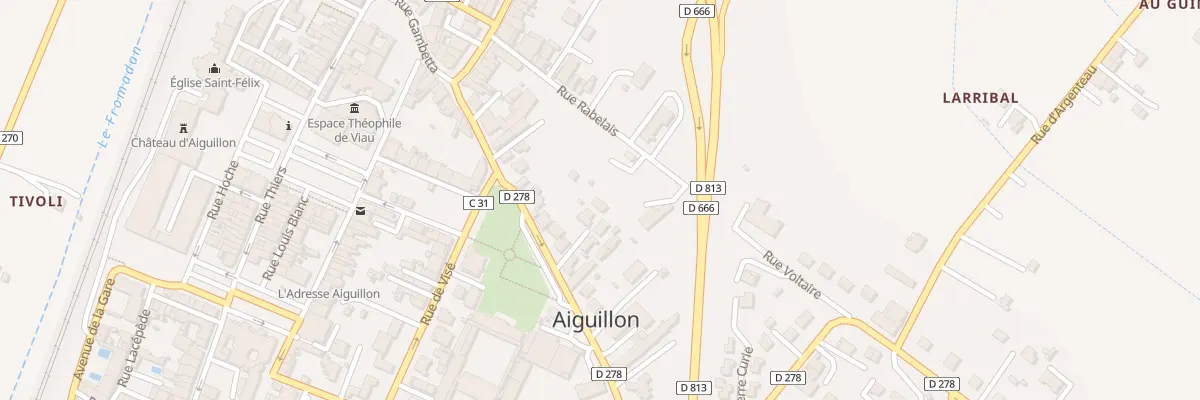 Plan du 5407 Rue Rabelais à Aiguillon