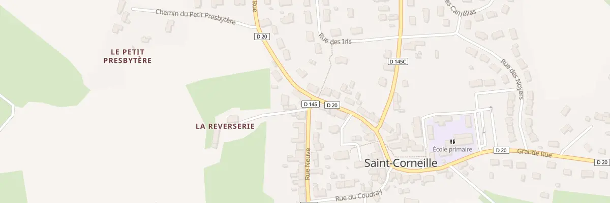 Plan du 5 Grande rue à Saint-Corneille