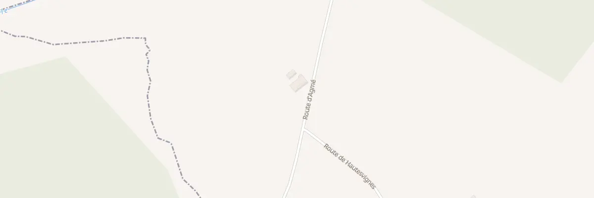 Plan du 1007 Rte d’Agmé à Labretonie