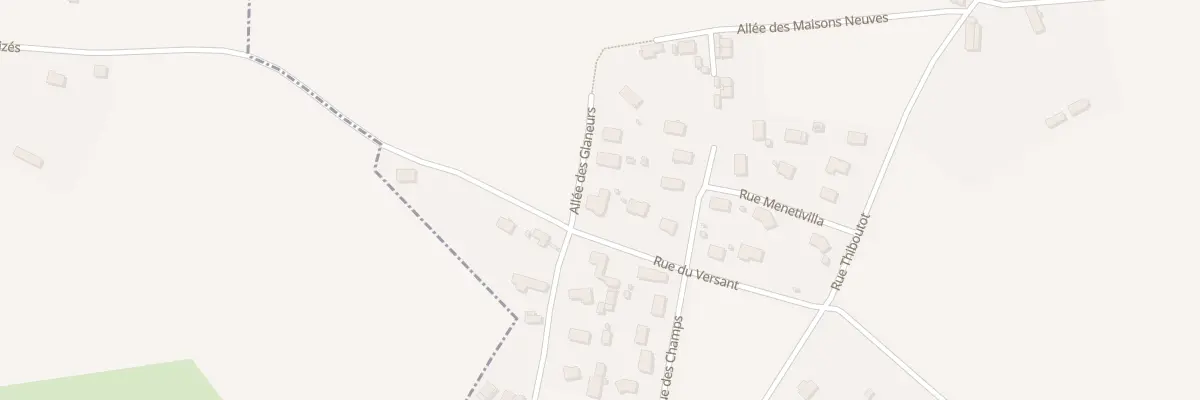 Plan du 30 All des Glaneurs à Maniquerville
