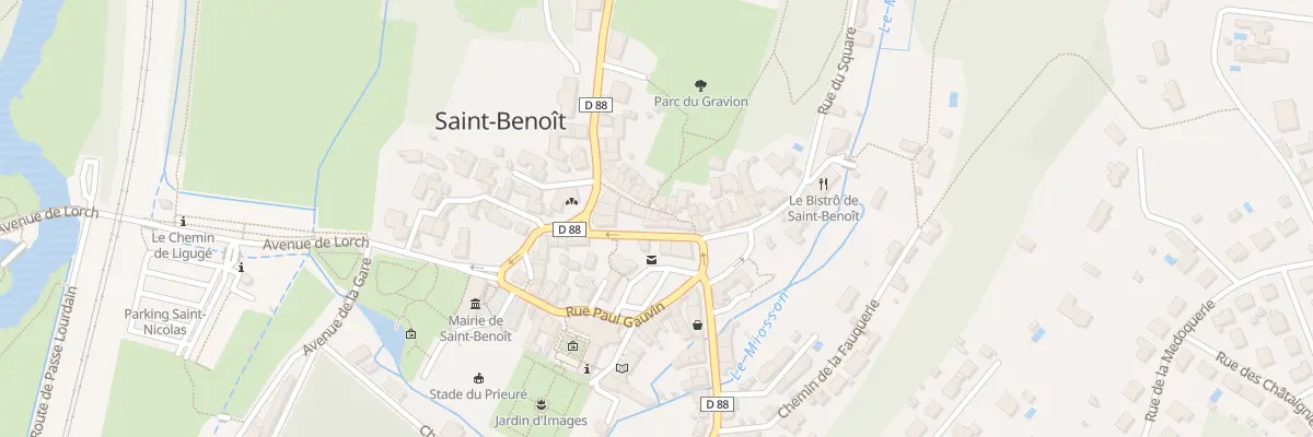 Plan du 14 Rle du Pilori à Saint-Benoît