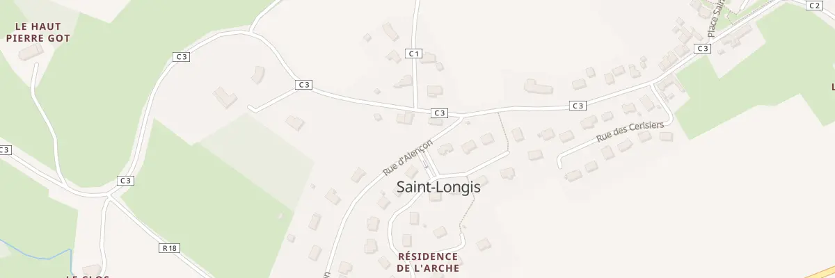 Plan du 18 Rue de Villaines la Carelle à Saint-Longis