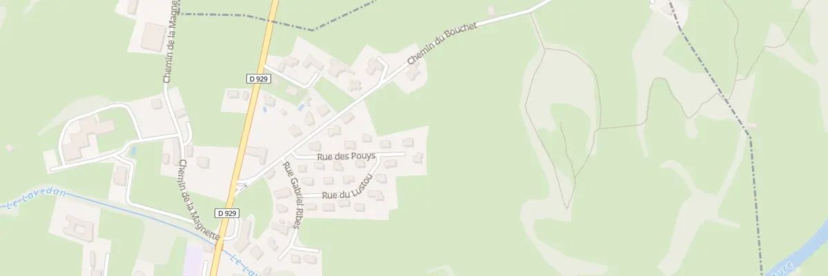 Plan du 11 Rue des Pouys à Guchen