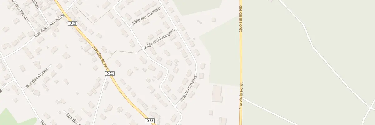 Plan du 42 Rue des Sittelles à Brette-les-Pins