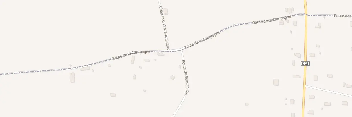 Plan du 30 Rte de Semainville à La Lande-Saint-Léger