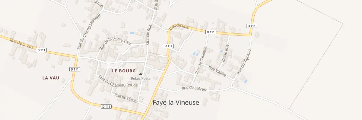 Plan du 5 Rue de Lucette à Faye-la-Vineuse