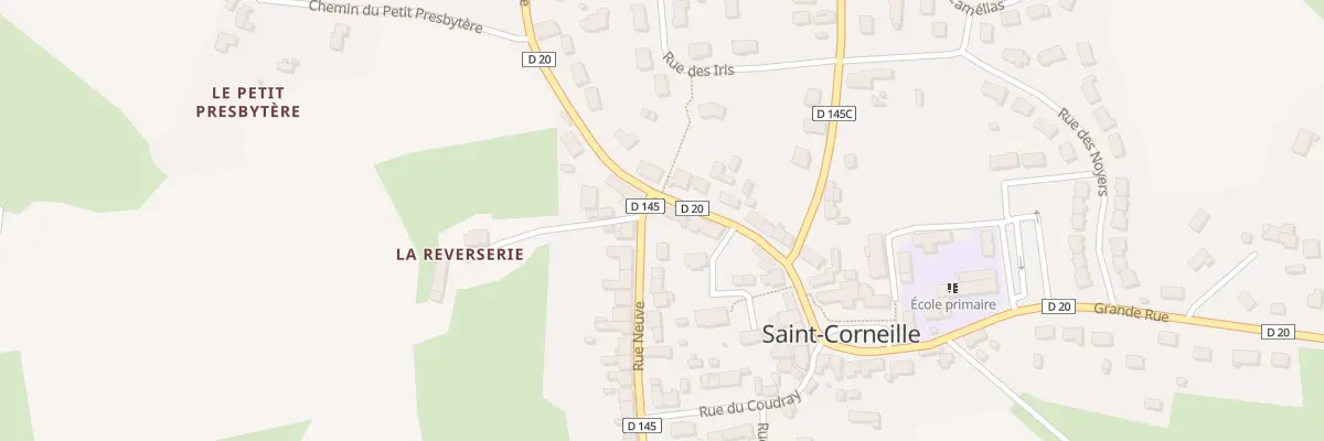Plan du 2 Rue Neuve à Saint-Corneille