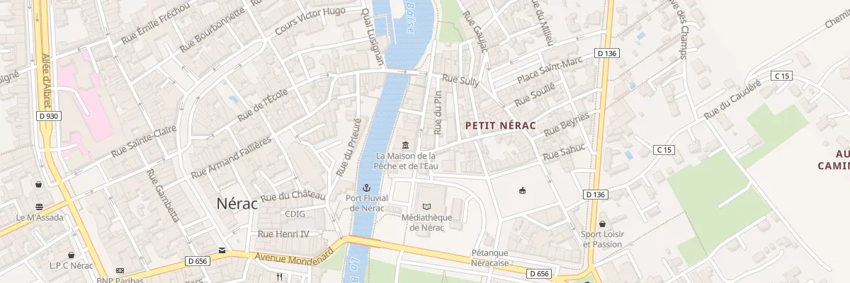Plan du 6 Rue Séderie à Nérac