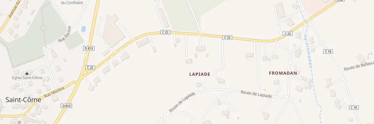 Plan du 7115 Lapiade à Aiguillon