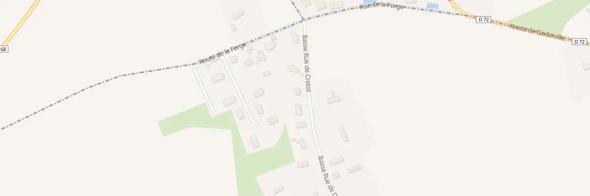 Plan du 1041 Basse Rue de Crétot à Goderville