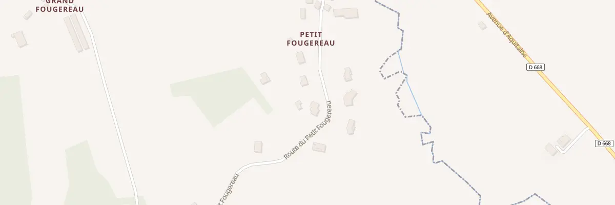 Plan du 262 Rte du Petit Fougereau à Roumagne