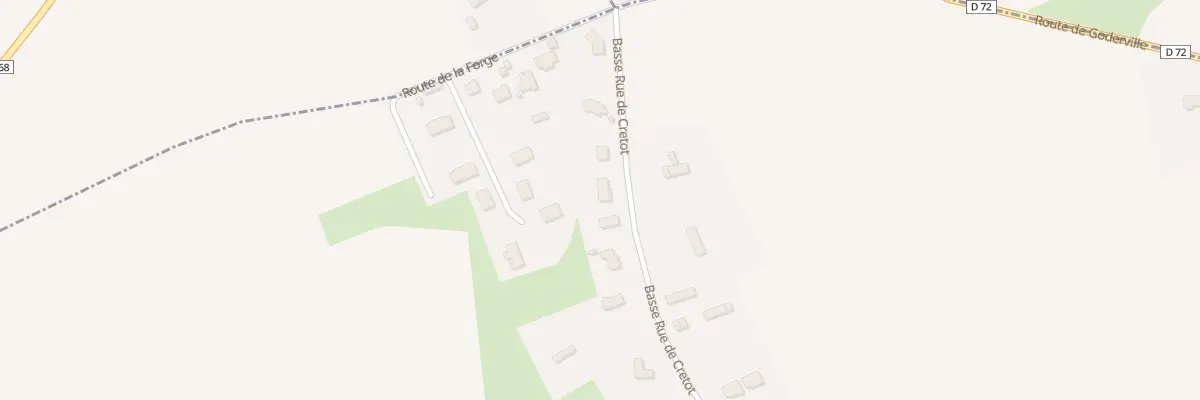 Plan du 1035 Basse Rue de Crétot à Goderville