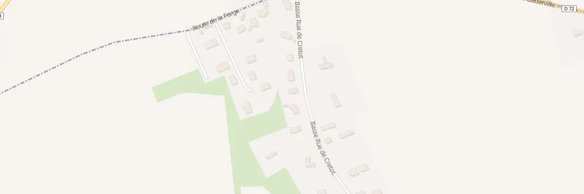 Plan du 989 Basse Rue de Crétot à Goderville