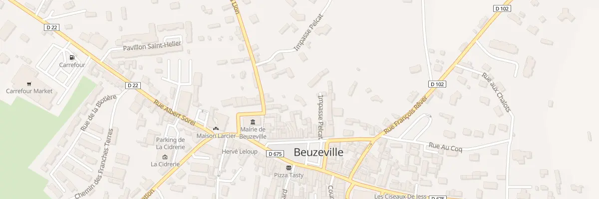 Plan du 9026 Rue du Lion à Beuzeville