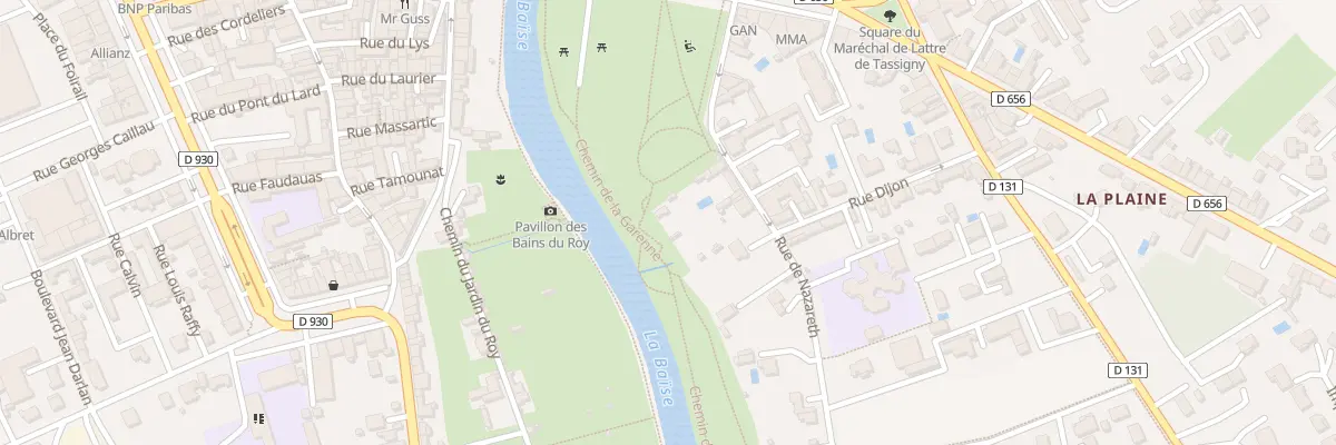 Plan du 9005 Rue de Nazareth à Nérac
