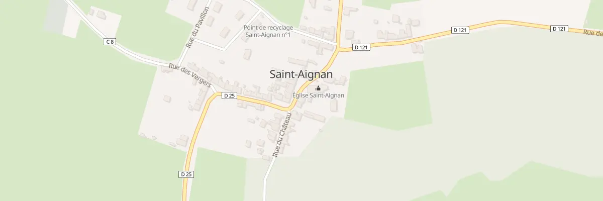 Plan du 6 Rue de l’Eglise à Saint-Aignan