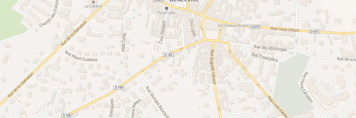 Plan du 67 Rue de la Bertinière à Beuzeville