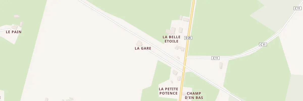 Plan du 5150 La Gare à Saint-Aignan