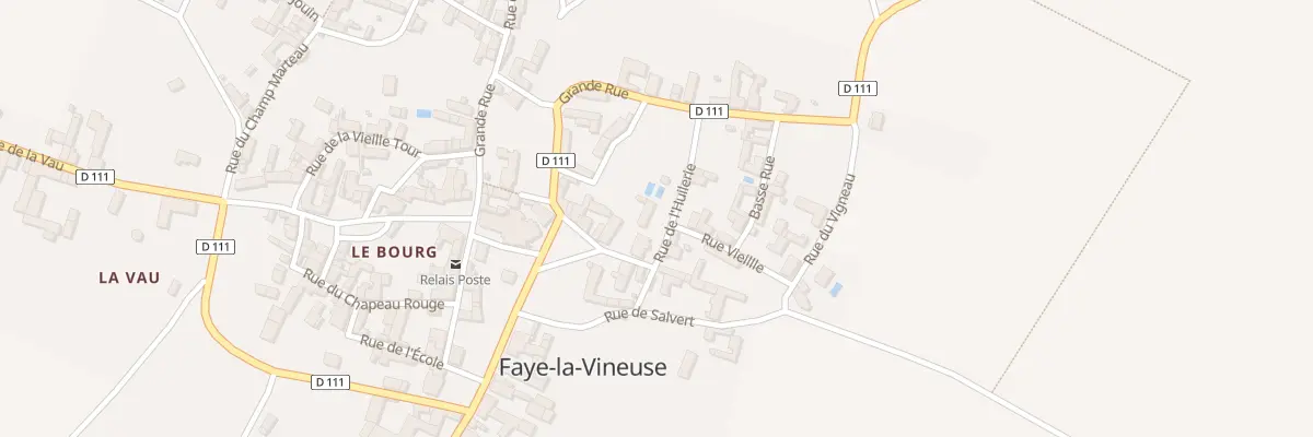 Plan du 9 Rue de Lucette à Faye-la-Vineuse