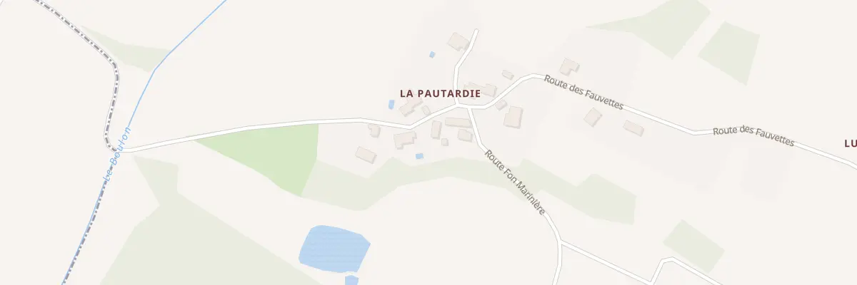 Plan du 65 La Pautardie à Bertric-Burée